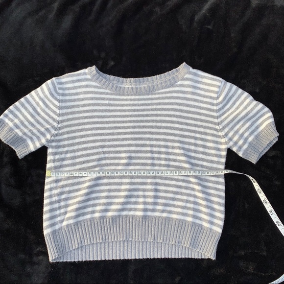 Brandy Melville stripped sweater t shirt🤍 - Picture 2 of 2